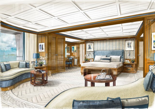 Suite Maître - yacht - concept PINTO Paris